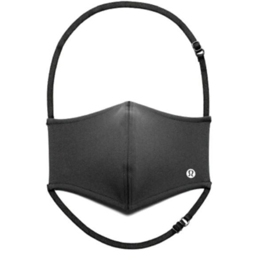 Lululemon Double Strap Face Mask Black New In Box (Men/Women) #3141